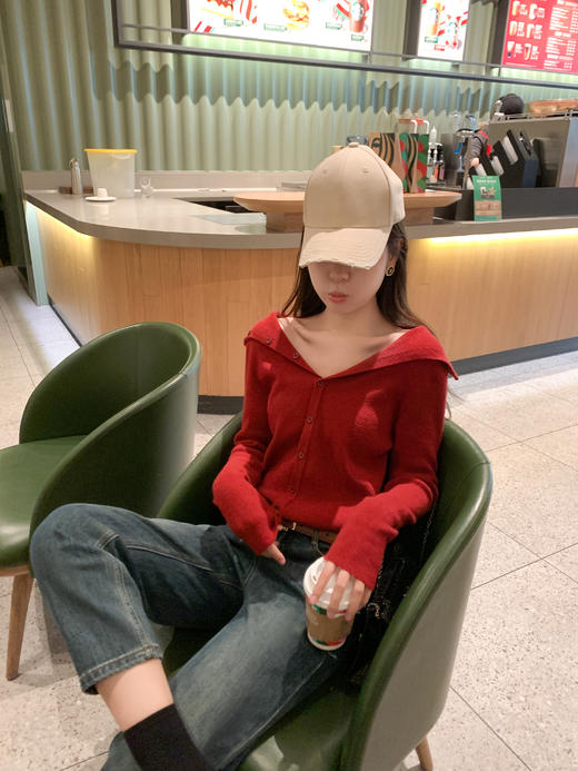 【149元任选2件】 现货！V领短款针织衫 商品图13