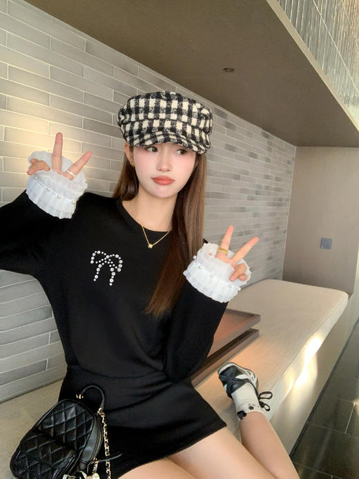 【189元任选2件】最后一波现货！珍珠蝴蝶结连衣裙 商品图10