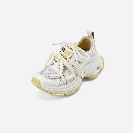 Westory2025夏季新款增高超轻系带网面老爹鞋夏季新款高级圆头老爹鞋W25CM75501 商品图1