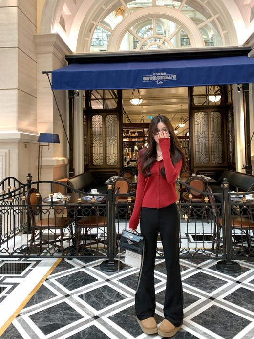 【149元任选2件】 现货！V领短款针织衫 商品图7