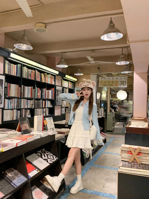 <曾小咸推荐>韩系翻领针织毛衣开衫外套 商品图8