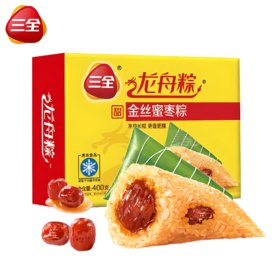 【亚欧超市】三全蜜枣粽400g/盒