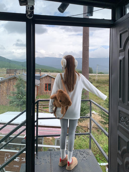 <曾小咸推荐>现货秒杀 ！微信超特价！2色字母绣花加绒T恤 日常139.99 立减60 秒杀79.99！！ 商品图10