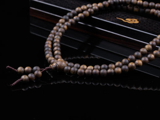 XY0361天然沉香108佛珠手链项链 商品图6
