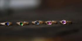 沉迷手工感 | 来自油画的宝石戒