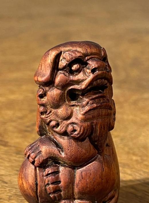 黄花梨木雕绣球瑞狮吊坠，顺丰包邮 商品图8