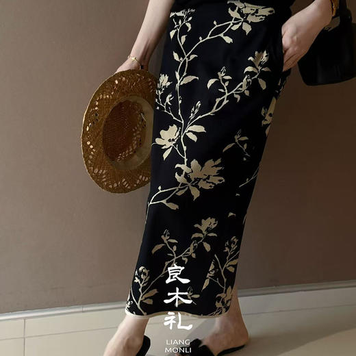 【预售7天】良木礼印花半裙（0981） 商品图3