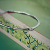 龢盒原创 青竹翡翠银手镯 商品缩略图1
