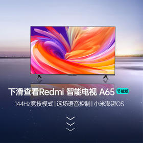 小米电视A65 65英寸 2025款 4K超高清远场语音 Redmi 10.7亿原色显示 液晶电视机 L65RB-RA 65英寸