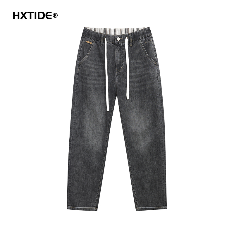 【新品上新】HX 夏季水洗牛仔长裤微宽松S201522067101