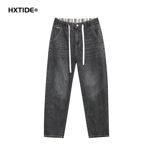 【新品上新】HX 夏季水洗牛仔长裤微宽松S201522067101 商品图0