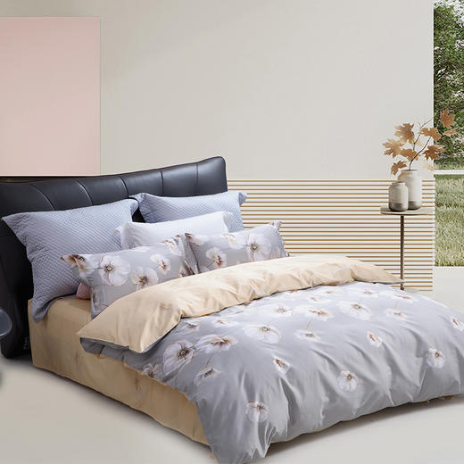 水星家纺 DH花意悠扬-S04(抗菌)四件套 商品图2