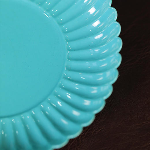 倚云煮泉菊瓣壶承仿雍正松石绿釉 商品图1