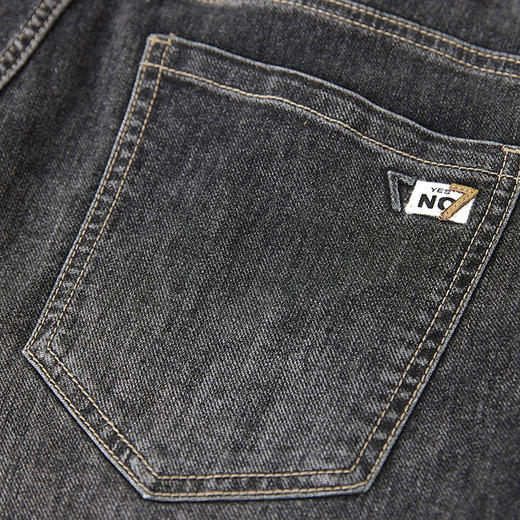 【新品上新】HX 夏季水洗直筒牛仔九分裤合体S210520040101 商品图8