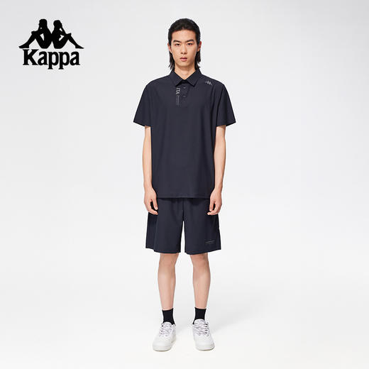 Kappa卡帕背靠背夏季2025新款凉感运动短袖polo衫男款防晒t恤上衣K0F32PD42 商品图4