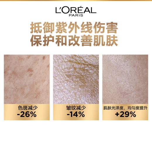 优选丨【保税仓】欧莱雅 小金管UV防晒霜隔离精华30ML 抗皱级胜肽玻尿酸 商品图4