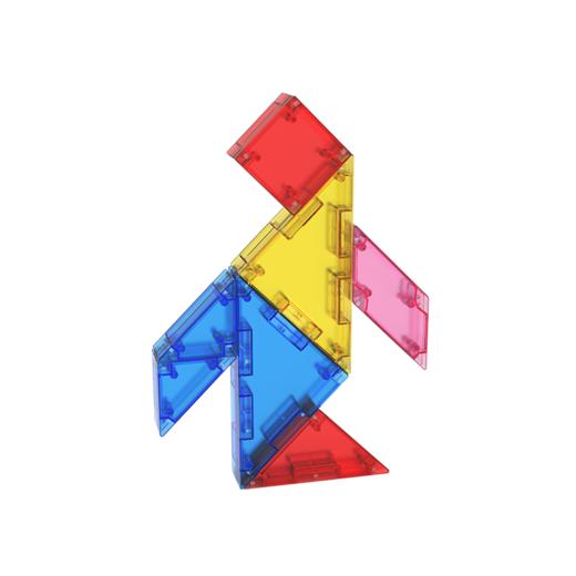 Luka卢卡磁力七巧板积木儿童益智玩具磁性积木拼图磁力片磁力棒 商品图4