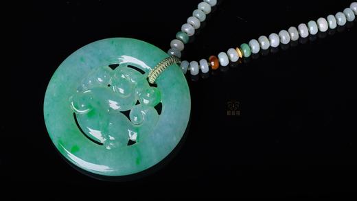 【龙行天下】翡翠螭龙牌翡翠尾GZ2505230 商品图2