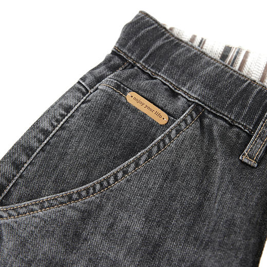 【新品上新】HX 夏季水洗牛仔长裤微宽松S201522067101 商品图4