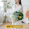 苏苏姐家野趣花束毯手工DIY编织钩针毯子自制4股棉毛线团材料包 商品缩略图0