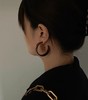 赛琳凯旋门棕色半弯耳环（XJ） 商品缩略图3