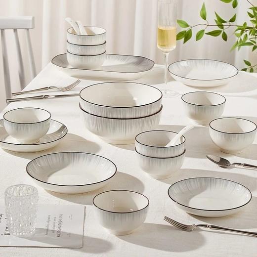 邂逅法式浪漫39.9到手10件套渐变灰现代时光高品质陶瓷餐具系列1350高温烧制质地坚硬厚实渐变银河灰色系瓷质细腻典雅大气基地直邮 商品图1