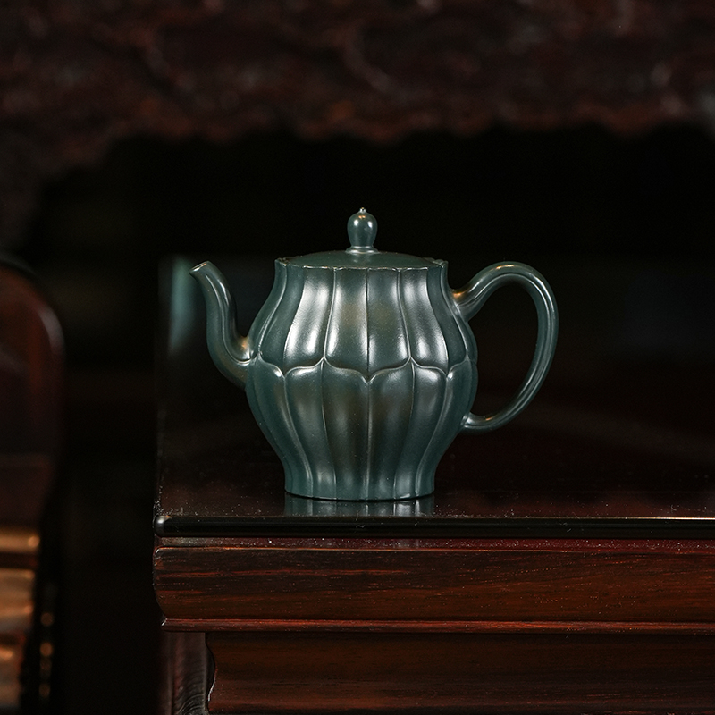 龙德堂陶艺 汤宣武制《高菱》210cc 苏门答腊青  库存请咨询客服