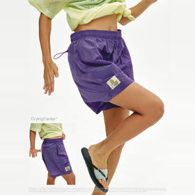 CryingCenter 光感褶皱运动短裤 哭喊中心
