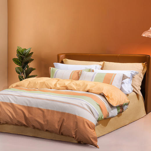 水星家纺 DH叠翠流金-S04(抗菌)四件套 商品图8