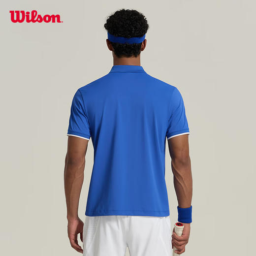 威尔胜（Wilson）夏季男士JOHNNY COLLAR吸湿速干凉感防晒运动POLO衫 WM20041432 商品图1