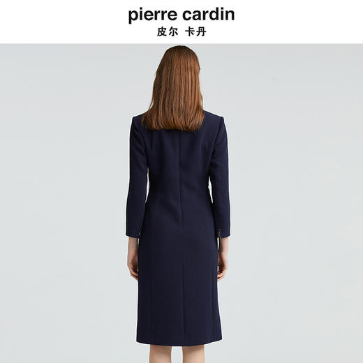 [皮尔卡丹女装]夏季新款时尚百褶花苞袖连衣裙 商品图2