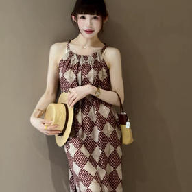 【预售7天】良木礼铜氨人丝连衣裙（6051）