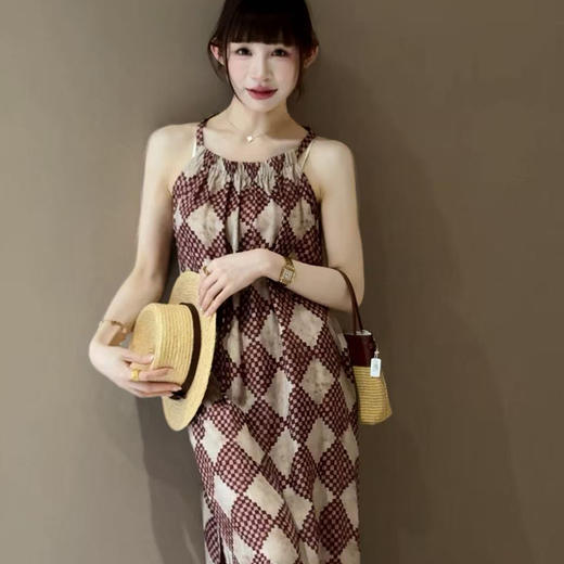 【预售7天】良木礼铜氨人丝连衣裙（6051） 商品图0