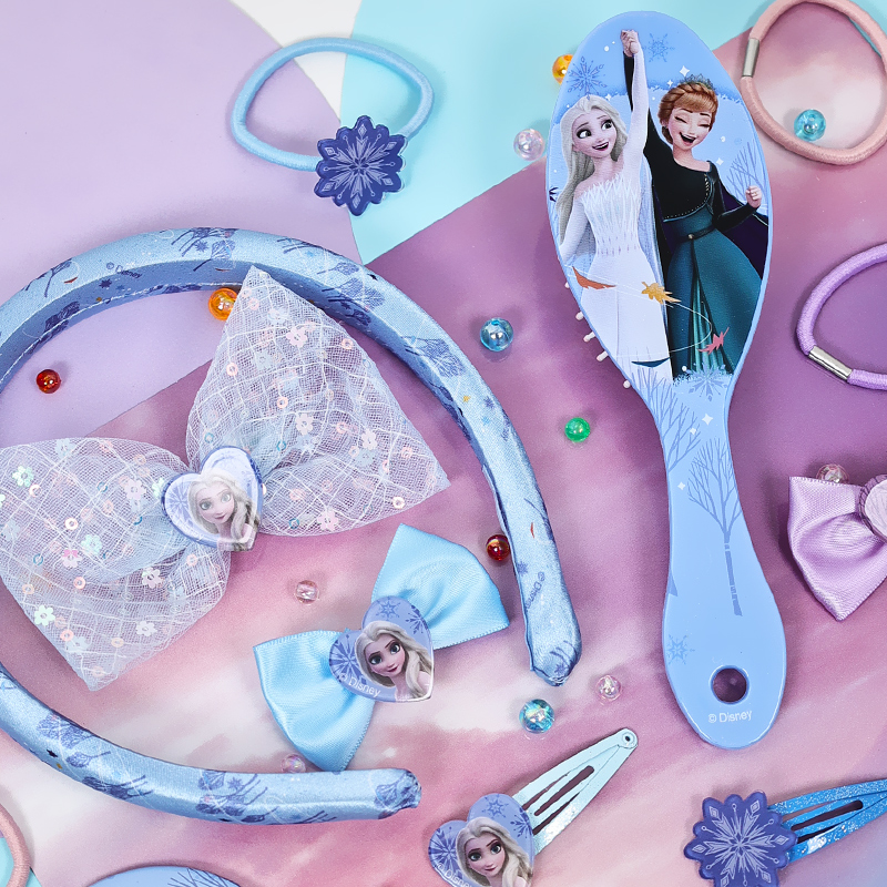 正版授权冰雪奇缘15件套头饰礼盒