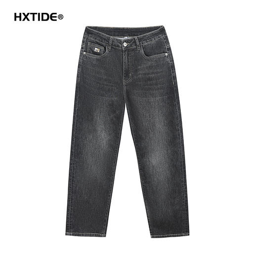 【新品上新】HX 夏季水洗直筒牛仔九分裤合体S210520040101 商品图0