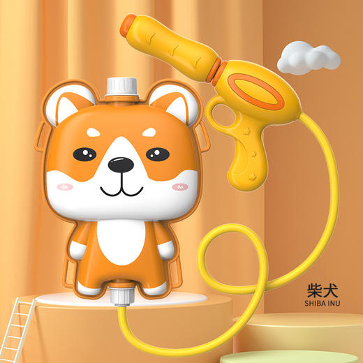 【萌宠背包水枪，夏日清凉大作战~】新款儿童背包水枪玩具 夏天打水仗 沙滩戏水抽拉式水枪 地摊玩具-QQ 商品图5