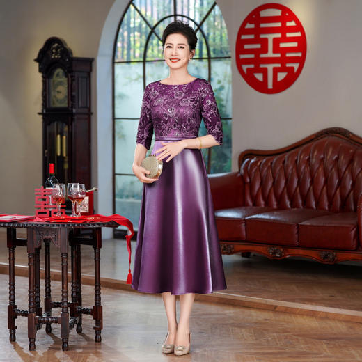 HYX-25-259改良年轻款夏季新款高级感旗袍连衣裙婚宴装结婚气质日常装新中式 商品图1