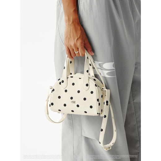 CryingCenter 三色波点波士顿单肩手提斜挎包  哭喊中心 商品图2