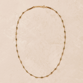 订购8周到｜Tityaravy-Lotuse-莲花 黝帘石 项链［法国设计师］