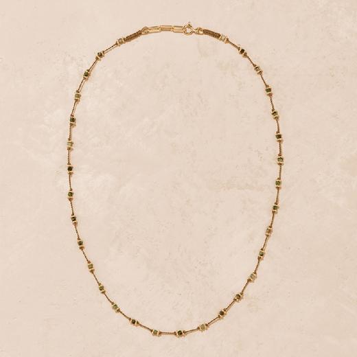 订购8周到｜Tityaravy-Lotuse-莲花 黝帘石 项链［法国设计师］ 商品图0