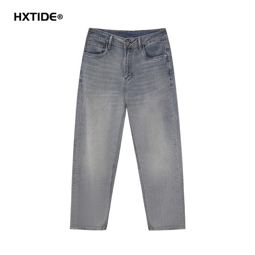 【新品上新】HX 夏季水洗直筒牛仔长裤合体S201522094101 商品图0