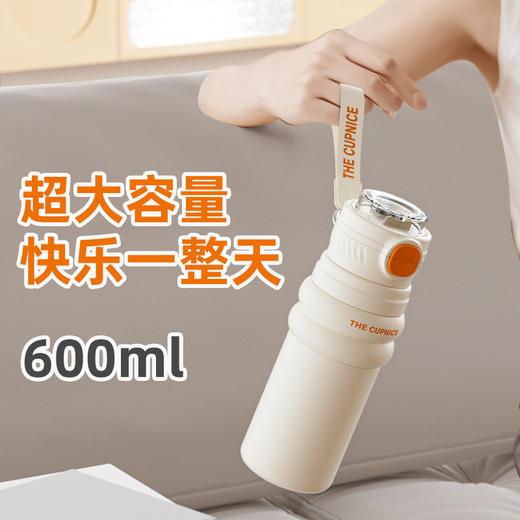 【新款大容量保温杯】高颜值男女款 316不锈钢儿童吸管水杯子礼品杯子  商品图3