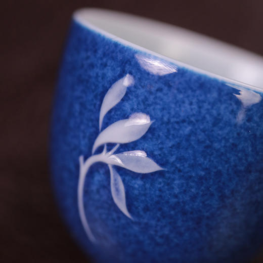 初蓝舍兰花一口杯 商品图1
