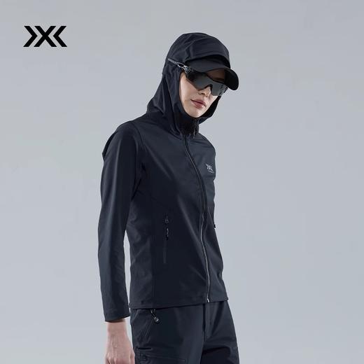 X-BIONIC风岚中量软壳连帽夹克女(S2) 秋冬户外耐磨防泼水软壳衣 24880 商品图2