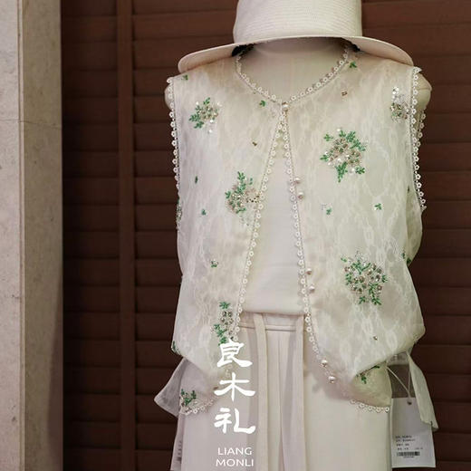 【预售7天】良木礼真丝珠串马甲（734） 商品图1