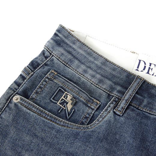 【新品上新】HX 夏季水洗牛仔合体五分裤S207522057101 商品图4