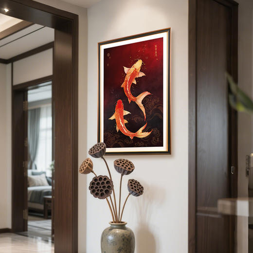 富贵有余 铜雕艺术画 商品图6