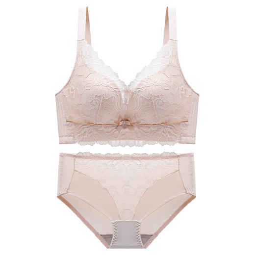 雀说调整型舒适柔软Q弹棉女士无钢圈小胸聚拢内衣文胸 商品图6