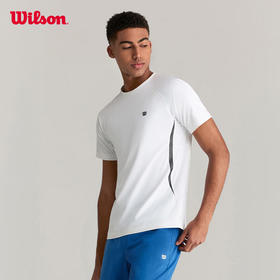 威尔胜（Wilson）夏季新款男士PLAYER凉感吸湿速干防晒训练T恤 WM20057512