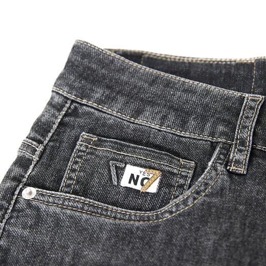 【新品上新】HX 夏季水洗直筒牛仔九分裤合体S210520040101 商品图4